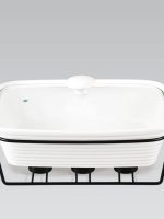 MR-11360-73 Марміт керам. на підставці(34*22см)2,2л прямок.Maestro