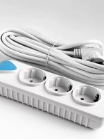 1338 Переноска 10м на 3 розетки