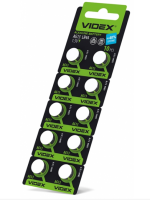Батарейки Videx AG 13 (LR44) BLISTER CARD 10pcs