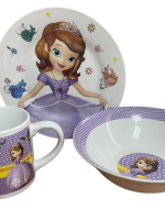 Набір дитячий "Мультик" скло 3в1 "Принцеса Софія"