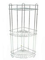 1161 Полиця у ванну кутова нерж.(3 яруси) А+