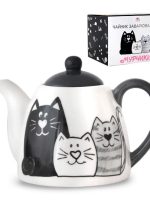 2235-19 Чайник заварювальний "Мурчики" h-11,5см, 850мл ST