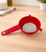 55384 Цідилка мала пластм. з нержавійкою сіткою(9х5,5х4)