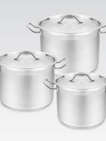 MR-3518 Набір каструль 6пр. (12л;15л;18л)Maestro