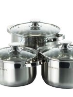 1703 Набір каструль 6 предм. (2,6л;3,6л;4,7л) Astor #