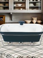 MR-11361-73 Марміт керам. на підставці(33,75см) 2,2л прямокут. чорний Maestro