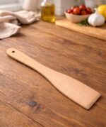 Лопатка деревяна кухонна без дірок 28см