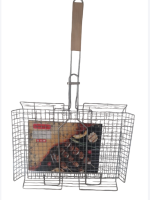 5842Н Барбекю Торнадо 42*32*6 гофрована сітка, велика