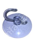 Крючок на присосці прозорий