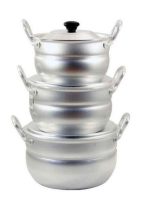 Набір каструль алюм.сфер. 4-пр(1,6;2,4:,3,4;4,5) Interos