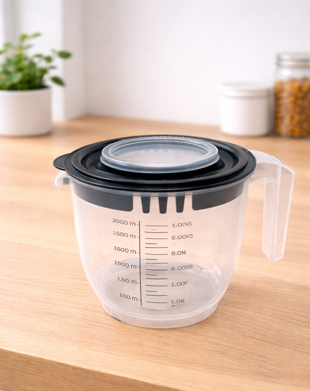 10200 10200 Миска-кухоль для змішування 2,2л з кришкою Dunya - Зображення 1