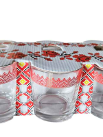 1625 Набір стаканів Вишиванка  подарункова (6шт)