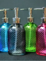 888-21 Дозатор для мила скляний  400мл  "S&T"