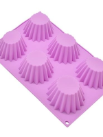 MH-2049 Форма силікон для кексів 6шт/л 31*21*3см The sun STENSON