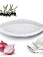 MC-2583-12 Блюдо порцеляна Рибка 30,5*14,5см Stenson