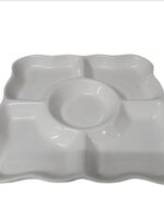 2958 Менажниця керам. квадратнана 5 секцій 30х30