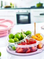 АК 545 Контейнер харч. 3-секції круг. AKAY