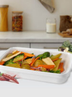 MR-11642-43 Прямокутна форма для запікання 40.5см біла Maestro