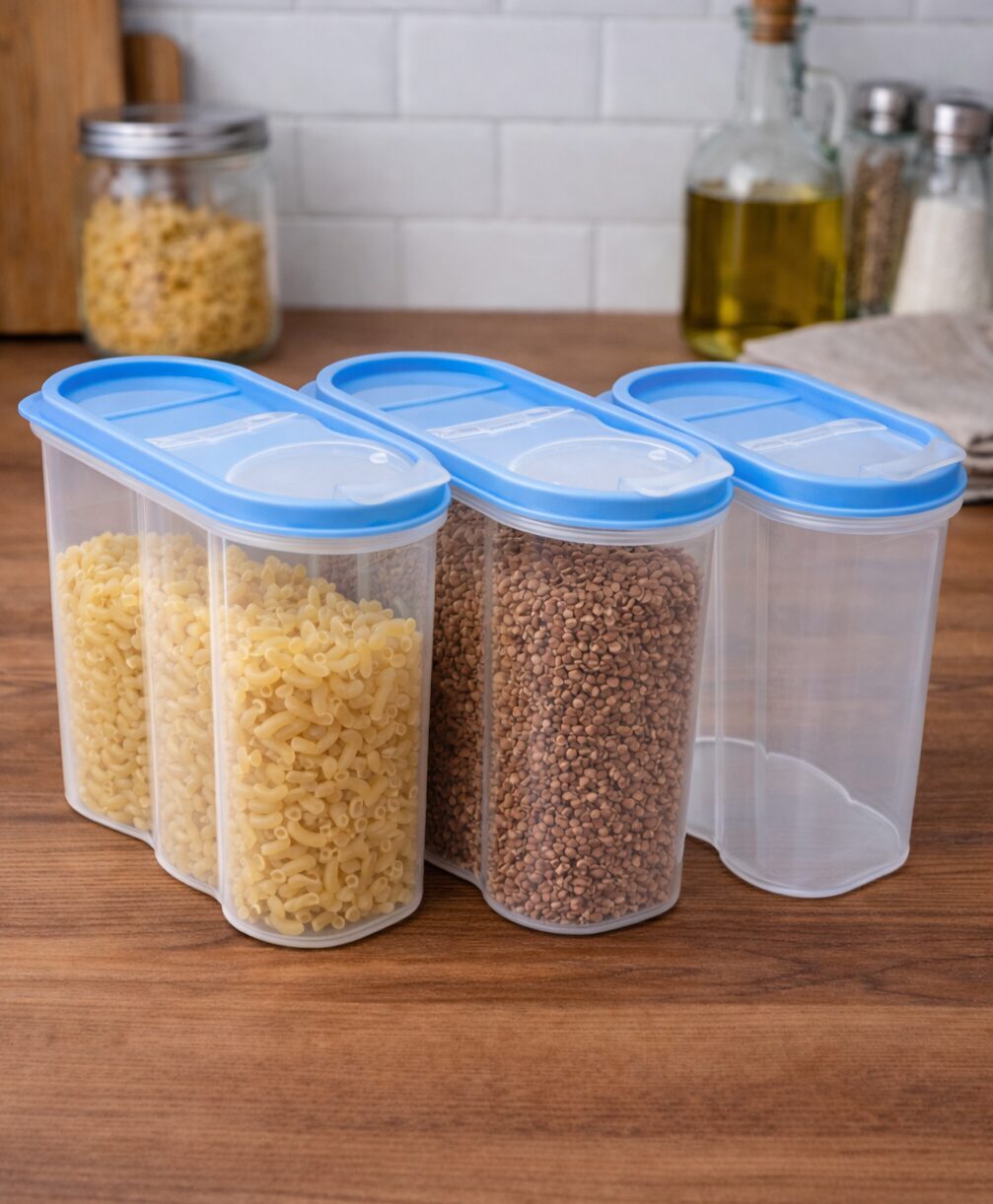 ємк Ємкість для сипучих продуктів (1.7л) (19х9х18см) Консенсус - Зображення 1