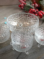 1299  (23 L7)  Набір салатниць хрустальних 6+1