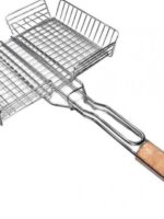 0762 А+ Барбекю глибоке нерж. мале 36*28*6,5 см