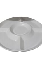 2962 Менажниця керам. кругла на 5 секцій 30см