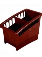 195 Сушка для посуду і ложок Ламела коричнева #