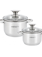 CS-3451-SSD Набір каструль Orly 2предм.(2л;3.9л)Holmer #