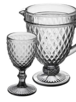 9054 Набір 7-пр. 1 глечик-1,250л +6 бокалів-340мл Shine "S&T"