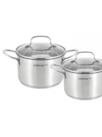 CS-4451-SS Набір каструль Elegance 2предм.(2л;3.8л) Holmer #