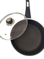 А 50223 Сковорода 22см з антиприг.  покрит. і скл. кришкою з мет. обідком ТАЛКо