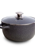 AD 3204 Каструля 4л з антиприг. покр. і скл. кришкою з метал. обідком ТАЛКо