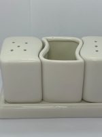 РОЗПРОДАЖ 1141 Набір для спецій 3шт(сіль, перець, зубочистки)