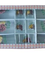 Набір 6стаканів+6стопок Фрукти високі