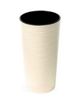 725 Горщик Лілія 190мм з вкладом долото-кремовий #