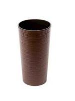 725 Горщик Лілія 190мм з вкладом долото-мокко #