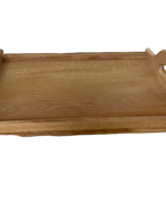 Піднос дерево на ніжках з ручками Кути