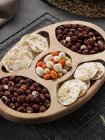 Менажниця дерево овал на 5 секцій 35*25см