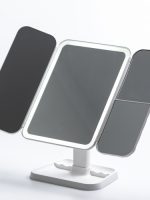 HP072CY072 Дзеркало настільне потрійне з led підсвіткою для макіяжу сенсорне