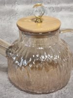 767-4 Чайник-заварник 1л з бамбуковою кришкою Yantar S&T"