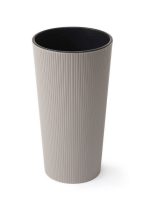 863 Горщик для квітів Лілія 190мм Джампер таупе з вкладом #