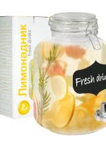 РОЗПРОДАЖ 9037 Лимонадниця з дошкою для написів 2л "S&T"