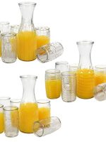 9055 Набір для соку 7 пр. Кувшин1050мл+ 6стаканів 440мл "S&T"