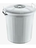 234 Бак для сміття з кришкою і замком 50л