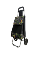 70312 Сумка господарська на колесах Чорна