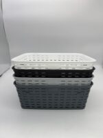 230 Кошик без кришки Ротанг 2,5л (25,5х20х9) мікс IRAK - Зображення 2
