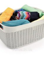 089 Кошик в'язка б/кришки 33х24,2х16,5см 9л мікс