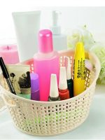 1166 Кошик овальний 1,5л пудра (20х16х10,5см)  UKSAN