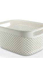 162 Кошик 3,3л слонова кістка  (23,5х17,5х12см)UKSAN