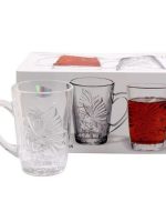 BMZ21307HD Набір кружок скло 6шт/уп 200мл Interos